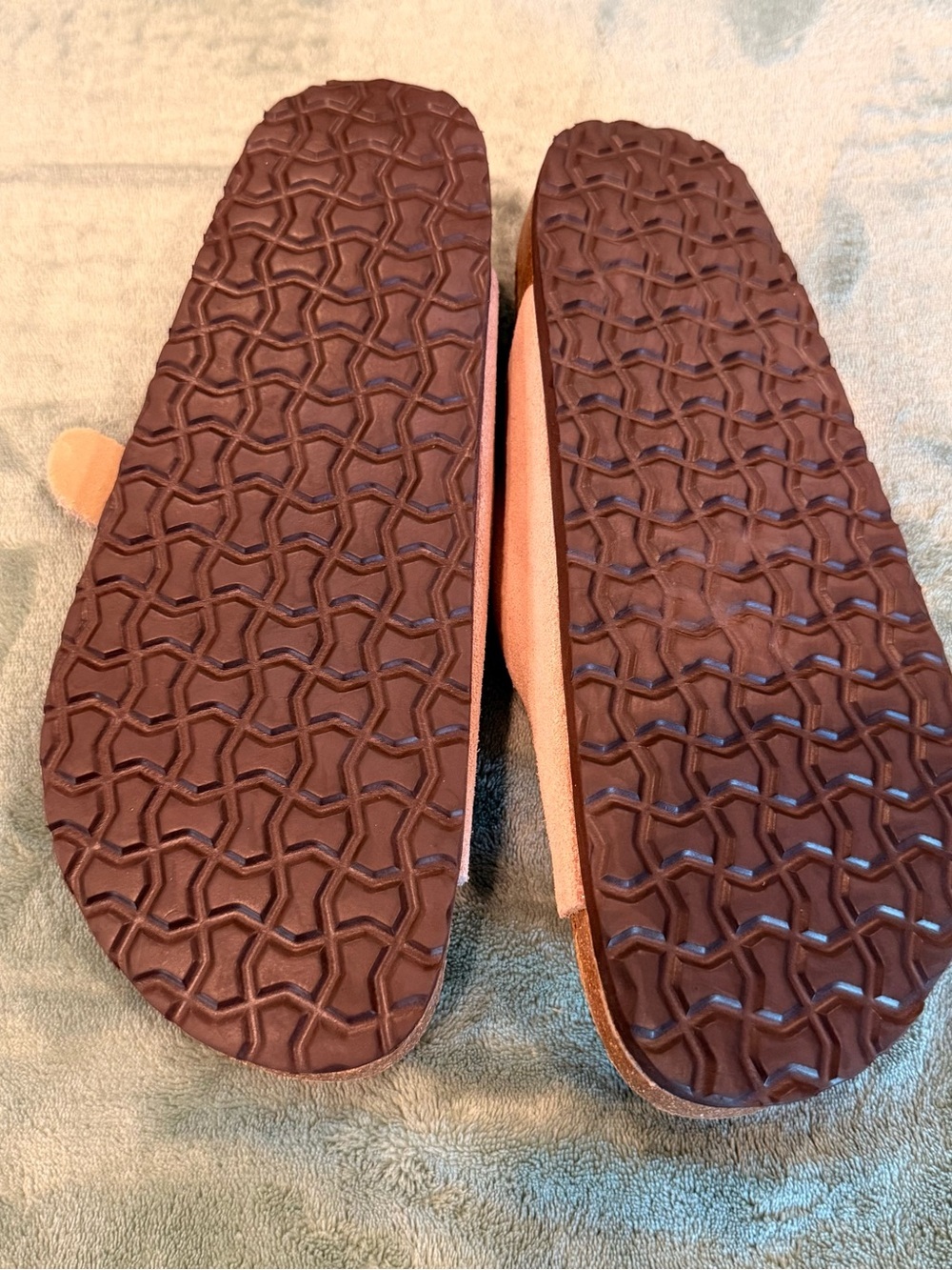 Cushionaire Lane Suede Double Buckle Slide Sandals Women’s 12 EU 45 - Picture 9 of 10